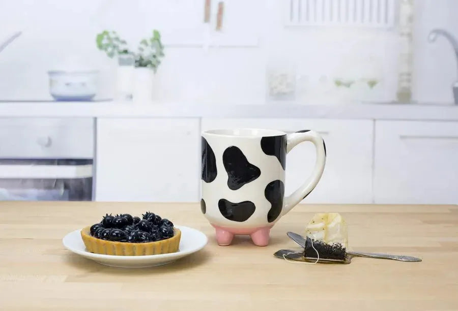 Creative Cute Cow Cartoon Ceramic Cup - Bellarte Enchanté Creative Cute Cow Cartoon Ceramic Cup